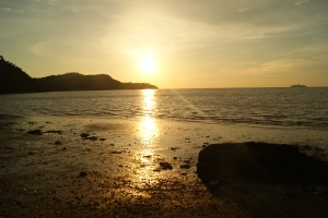 Sunset at Pantai Merdeka, Kedah