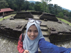 selfie at one of the site
